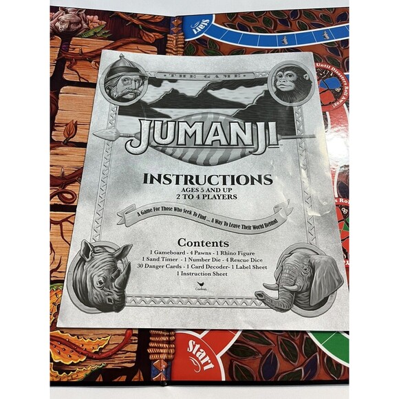 2017 Jumanji Board Game by Cardinal Complete - Picture 13 of 13